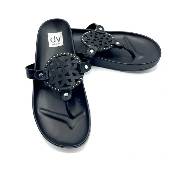 Dv Dolce Vita Metal Ornamentation Pandora Footbed Sandal - Picture 2 of 7